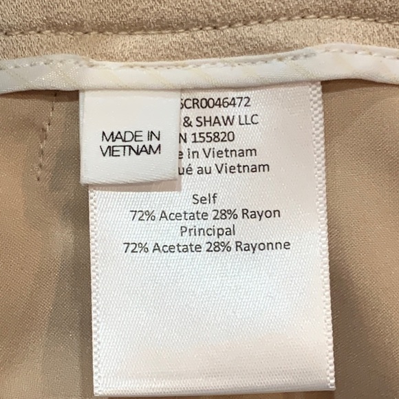 VERONICA Beard Beige Sand Robinne Wide Leg Pants size US 10 - Picture 14 of 14